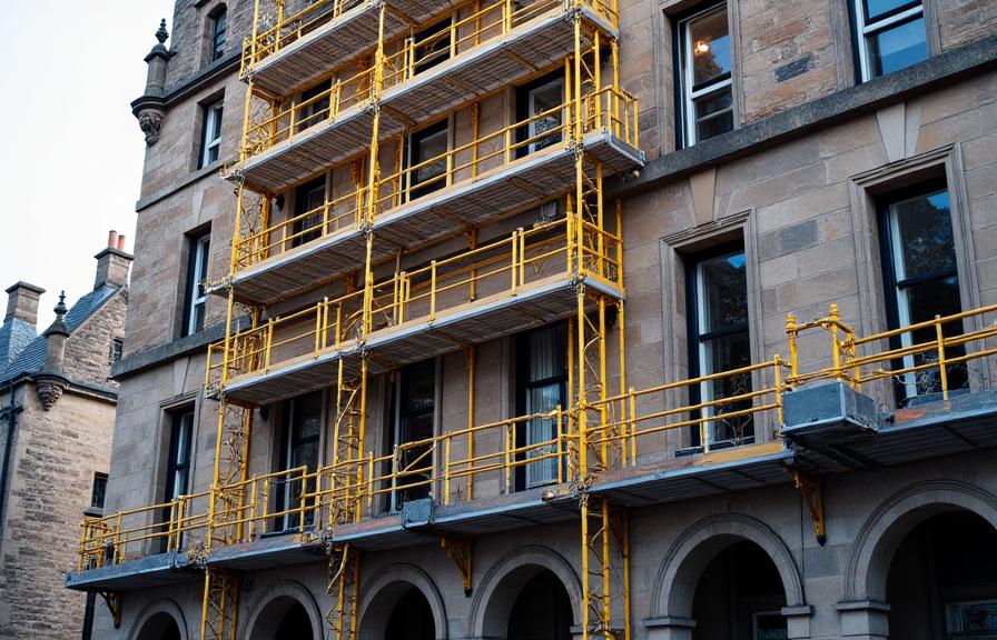 Historic building restoration and structural renovation in Edinburgh